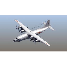 Shaanxi Y-8E Cub Drone Carrier 3D model